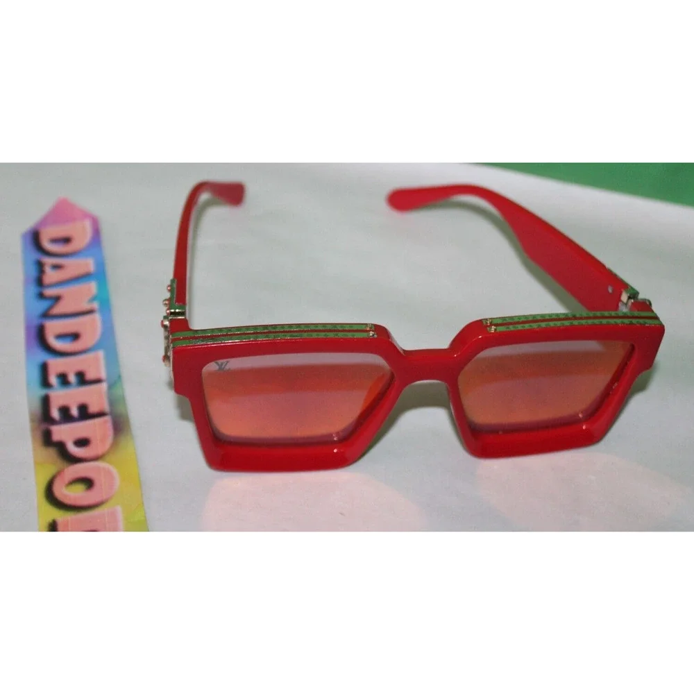 Louis Vuitton Millionaire Red Frame Men's Sunglasses Z1165W